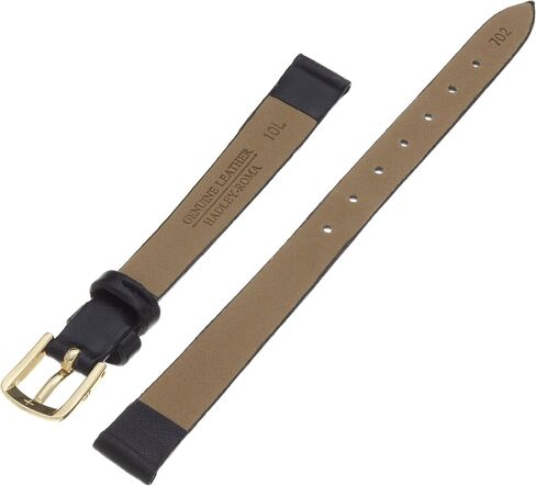 هادلي-روما سوار ساعة جلد للنساء 10 ملم، اللون: اسود (الموديل: LSL702LA 100)، اسود، 10 ملم، جلد العجل لا يسبب الحساسية، L, أسود, جلد العجل لا يسبب الحساسية L in Kuwait