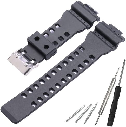 WRISTARMOR Resin Replacement Watch Band for Casio G-Shock GD120/GA-100/GA-110/GA-700 Mens Strap in Saudi Arabia