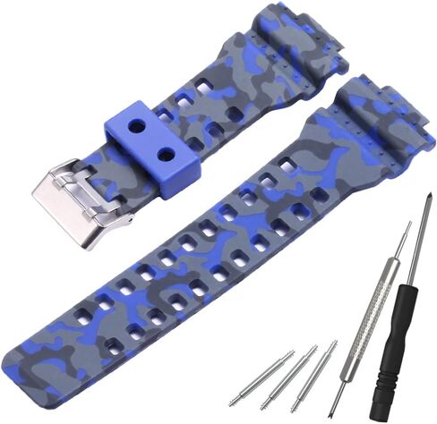 WRISTARMOR Resin Replacement Watch Band for Casio G-Shock GD120/GA-100/GA-110/GA-700 Mens Strap in Saudi Arabia