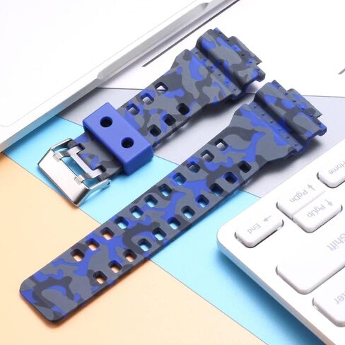 WRISTARMOR Resin Replacement Watch Band for Casio G-Shock GD120/GA-100/GA-110/GA-700 Mens Strap in Saudi Arabia
