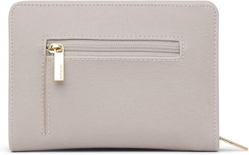 مات اند نات حقائب يد نباتية، محفظة اكورديون صغيرة من ويبر، لؤلؤي (رمادي) - محافظ وحقائب مصممة، لم يتم اختبارها على الحيوانات in Kuwait