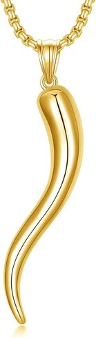 Seiyang Italian Horn Necklace 925 Sterling Silver Italian Amulet Pendant Italian Amulet Gift for Men Women (with Gift Box) in Saudi Arabia