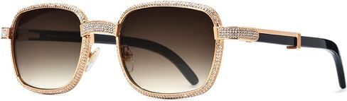 HEPIDEM 100% Really Buffalo Horn Luxury 720pcs Diamonds Buffs Sunglasses 7550180 in Kuwait