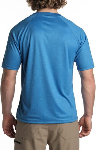 ZeroXposur Mens Sun Shirt UPF 50+ - Lightweight, Quick-Dry Swim Shirts for Men - Short-Sleeve Rash Guard for Men in Saudi Arabia