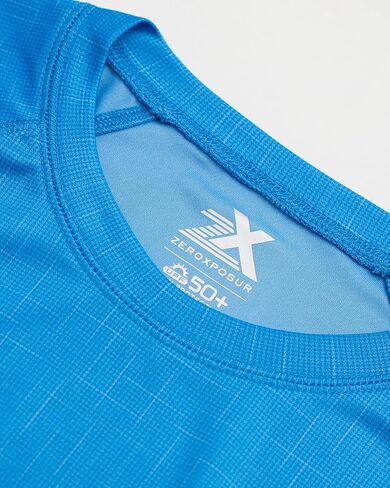 ZeroXposur Mens Sun Shirt UPF 50+ - Lightweight, Quick-Dry Swim Shirts for Men - Short-Sleeve Rash Guard for Men in Saudi Arabia