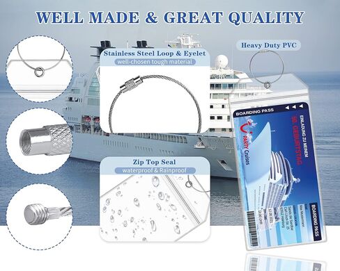 بطاقة أمتعة لأساسيات سفينة الرحلات البحرية، 12 عبوة لبطاقات أمتعة الرحلات البحرية للأميرة كرنفال NCL عريضة... in Kuwait