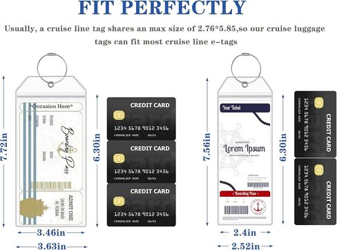 بطاقة أمتعة لأساسيات سفينة الرحلات البحرية، 12 عبوة لبطاقات أمتعة الرحلات البحرية للأميرة كرنفال NCL عريضة... in Kuwait