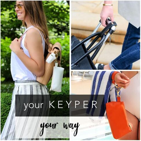 KEYPER® Key Ring المعصم - حبل معصم مفيد لسلسلة المفاتيح للمفاتيح وحامل سلسلة المفاتيح ومفاتيح السيارة وحزام المعصم in Kuwait