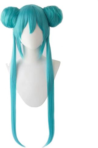 زدنجوانج كوين شعر مستعار تنكري بتصميم انيمي ساكورا ميكو بطول 120 سم مع مشبك على ذيل حصان مزدوج بلون زهري in Kuwait