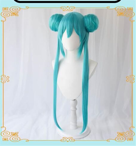 زدنجوانج كوين شعر مستعار تنكري بتصميم انيمي ساكورا ميكو بطول 120 سم مع مشبك على ذيل حصان مزدوج بلون زهري in Kuwait