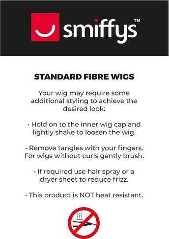 Smiffys Women's Long Brown Curly Wig in Saudi Arabia