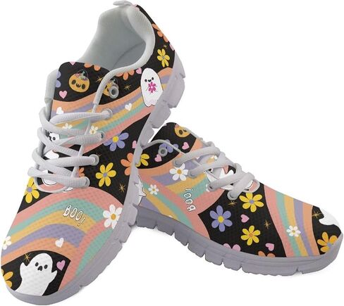 GIFTPUZZ Womens Athletic Walking Sneakers Running Shoes Sports Trainers Low Top Anti-Slip Lace Up Size 5-12 in Saudi Arabia