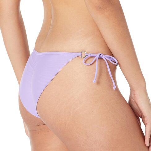 Body Glove Women's Standard Smoothies Brasilia Solid Tie Side Cheeky Bikini Bottom Swimsuit, Akebi, X-Small in Saudi Arabia