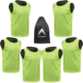 جيرسي كرة السلة ذو الوجهين Athllete (مجموعة من 6 قمصان) قمصان كرة السلة، جيرسي كرة السلة للشباب in Kuwait
