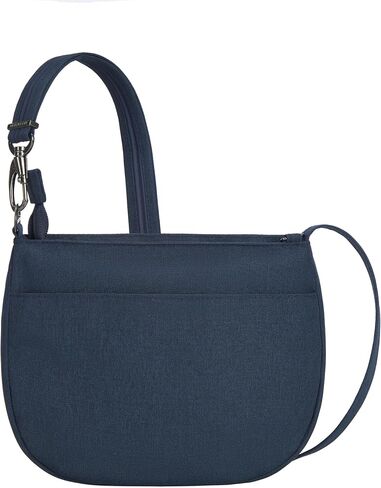 Travelon Metro Anti-Theft Saddle Crossbody, Navy Heather in Saudi Arabia