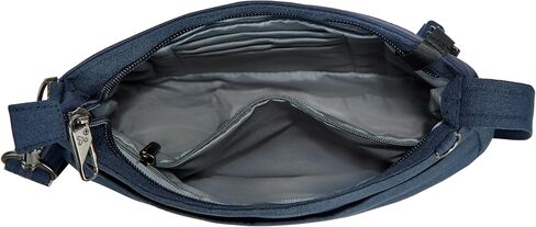 Travelon Metro Anti-Theft Saddle Crossbody, Navy Heather in Saudi Arabia