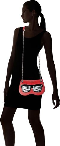Karl Lagerfeld Paris Ikons Essential Crossbody, Crimson in Saudi Arabia