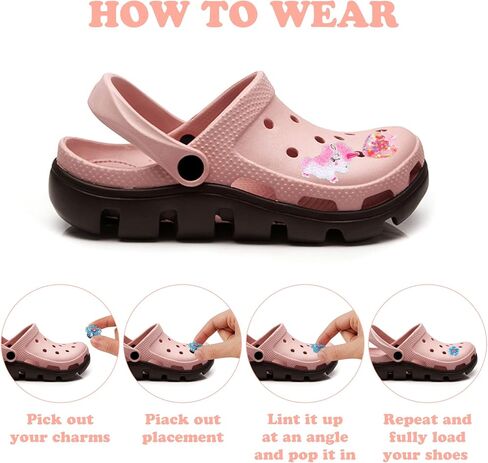 30 قطعة من تعليقات احذية كلوج لامعة من بلاستيك اوهوميني لطيفة لتزيين احذية كروكس للبنات والمراهقات والنساء مع ازرار اكسسوارات للاحذية لهدايا الحفلات واعياد الميلاد مع صندوق بلاستيكي in Kuwait