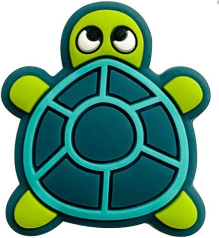 Gliquran 24 PCS Turtle Shoe Charms Pack,Sea Animal Widgets for Bubble Slides Clog Shoe DIY，Cute Beach PVC Pin Decoration in Kuwait
