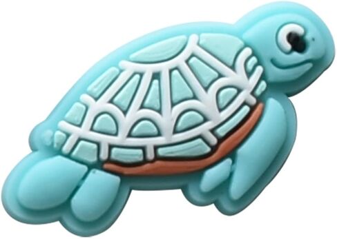 Gliquran 24 PCS Turtle Shoe Charms Pack,Sea Animal Widgets for Bubble Slides Clog Shoe DIY，Cute Beach PVC Pin Decoration in Kuwait