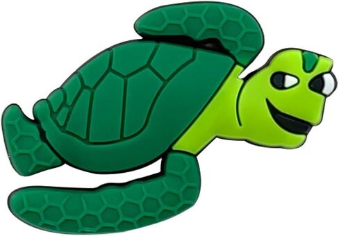 Gliquran 24 PCS Turtle Shoe Charms Pack,Sea Animal Widgets for Bubble Slides Clog Shoe DIY，Cute Beach PVC Pin Decoration in Kuwait