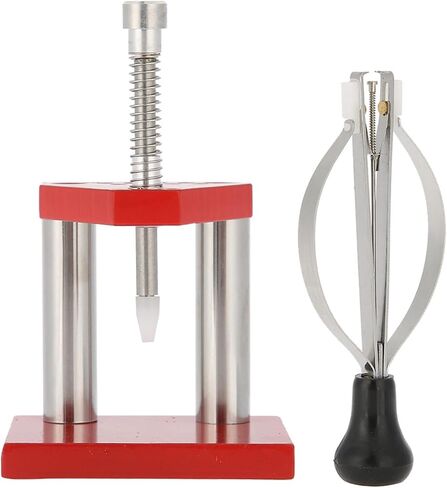 LEEZAD Watch Repair Tool, Alloy Steel Red Watch Hand Plunger Puller Remover Hand Set Fitter Professional for Watch Repair, Watch Making in Kuwait