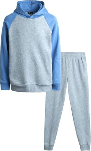 RBX Boys' Sweatsuit - 2 Piece Performance Fleece Hoodie Sweatshirt and Jogger Sweatpants - Active Tracksuit Set (4-12) in Saudi Arabia