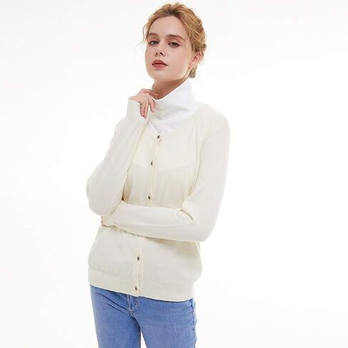 Shinywear Fake Turtleneck Dickies for Women, Detachable Turtleneck Collar,Half Mock Turtlenecks,Cotton in Saudi Arabia