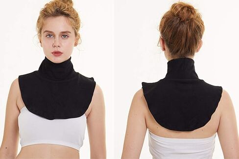 Shinywear Fake Turtleneck Dickies for Women, Detachable Turtleneck Collar,Half Mock Turtlenecks,Cotton in Saudi Arabia