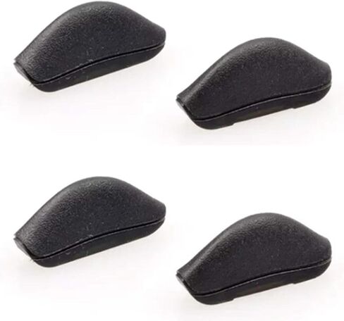 NicelyFit Black Rubber Nose Pads Pieces Buds fit Oakley Crosslink Glass Eyeglasss Frames Regular Euro Size in Saudi Arabia