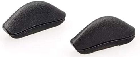 NicelyFit Black Rubber Nose Pads Pieces Buds fit Oakley Crosslink Glass Eyeglasss Frames Regular Euro Size in Saudi Arabia