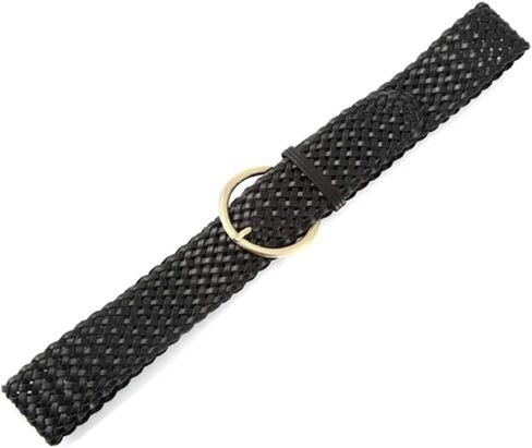 ICGSUQR Women's Braided 2Inch Wide Leather Waist Belts for Women Dress Waistbands Corsets Woven Belt in Kuwait
