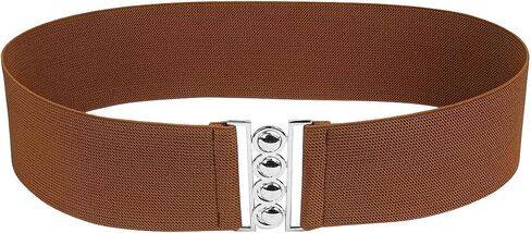 Modeway women's wide elastic waist belt ladies fashion stretch costume belts for women dresses in Kuwait