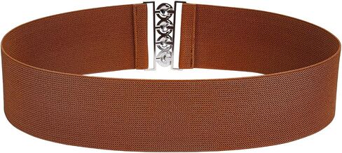 Modeway women's wide elastic waist belt ladies fashion stretch costume belts for women dresses in Kuwait