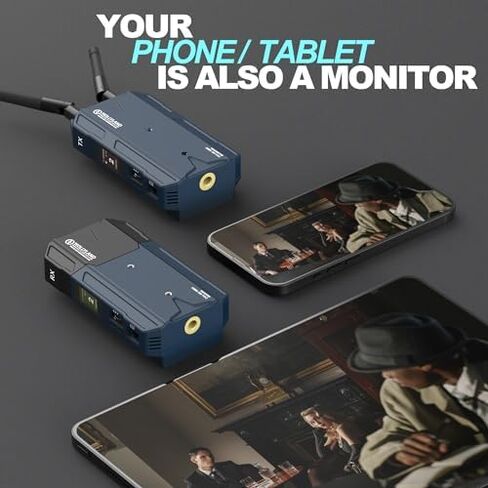 جهاز ارسال واستقبال فيديو لاسلكي مارس 300 برو من هوليلاند [رسمي] HDMI مع وقت استجابة منخفض 0.08 ثانية، لمصوري الفيديو والمصورين والمخرجين السينمائيين (محسن) in Kuwait