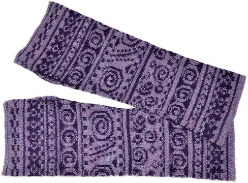 Invisible World Women's Alpaca Wool Fingerless Gloves Texting Typing Chimu in Kuwait