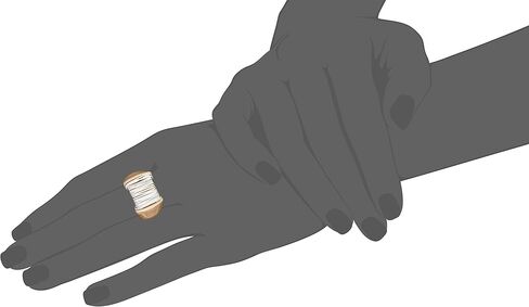 خاتم كوكتيل ذو قلب منتفخ للنساء من روبرت لي موريس سوهو in Kuwait