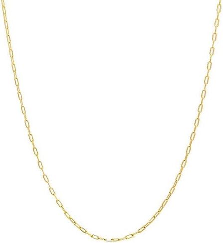 ADINA EDEN Italian Gold Chain Necklace, 14K Gold Filled Choker Necklace For Women | Cuban Link, Figaro, and Snake Herringbone Necklaces For Women in Kuwait
