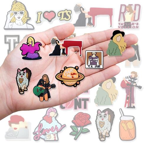 BUSANSO Music Shoe Charms Cute Shoes Decoration for Shoe Decoration Accessories Birthday Gifts Party Favors in Saudi Arabia
