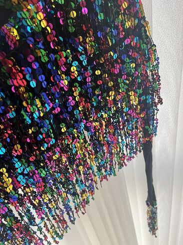 Belly Dance Hip Scarf Sequin Tassel Skirt Wrap in Saudi Arabia