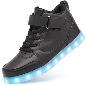 GUANGJUFA LED Shoes Light Up Shoes High Top Light Up Sneakers USB Charging Dancing Shoes for Women Men in Kuwait