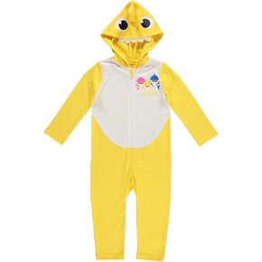 Pinkfong Baby Shark Zip Up Cosplay Costume Coverall Newborn to Little Kid