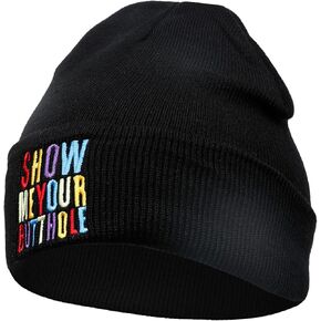 هدايا الكمامة للرجال والنساء - قبعات صغيرة مضحكة للرجال والنساء - قبعة شتوية دافئة من الأكريليك المبتكر in Kuwait