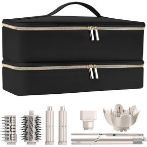 Double-Layer Travel Case for Shark Flexstyle/Dyson Airwrap, Wjang Carrying Case Waterproof Storage Case Portable Travel Organiser Bag for Shark Flexstyle and Dyson Airwrap Styler Accessories in Kuwait