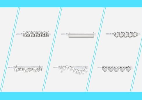 Cymtaml 12 PCS Shoelaces Clips Decorations Charms With Rhinestones Faux Pearl Fashion Accessory Gift for Sneakers and Casual Shoes - Party Accessory in Kuwait