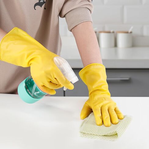 DWTS DANWEITESI Empty Clear Glass Spray Bottle, 16 oz Glass Spray Bottle with Silicone Sleeve*2 with 2 oz Travel Spray Bottle*2 for Cleaning Solution, Essential Oil or Botanical Spray, Reusable in Kuwait