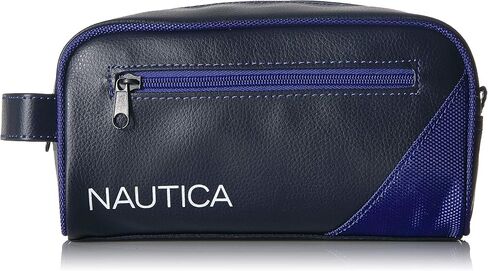 Nautica Men's Top Zip Travel Kit Toiletry Bag Organizer in Saudi Arabia