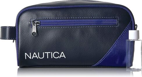 Nautica Men's Top Zip Travel Kit Toiletry Bag Organizer in Saudi Arabia
