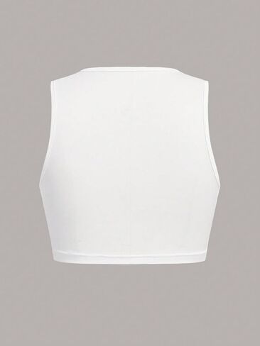 SOLY HUX Women's Rhinestone Y2K Crop Tank Top Scoop Neck Sleeveless Cropped Vest Tops Summer in Saudi Arabia