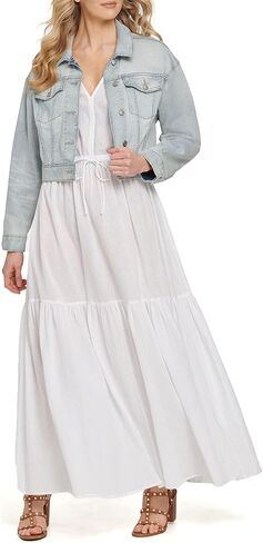 جاكيت ديمين خفيف قصير للسيدات من DKNY in Kuwait